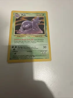 Pokemon TCG Muk Fossil Holo Rare Card 13/62 Vintage 1999 WOTC LP - Image 5