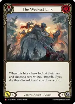 Flesh and Blood FAB The Weakest Link NM 1st EditionNormal Part the Mistveil - Image 1