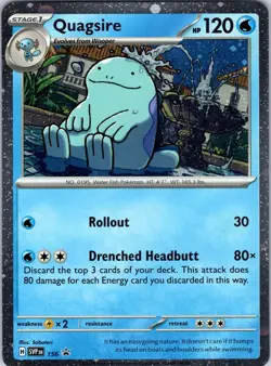 Quagsire - 156 SV: Scarlet & Violet Promo Cards Pokemon NM Holo - Image 1
