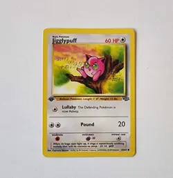 Pokemon Jigglypuff 1st Edition Jungle Card 54/64 Excellent - Image 1