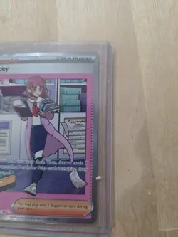 Pokemon TCG Trainer Lacey Prismatic Evolutions Holo Card 175/131 NM Condition - Image 3