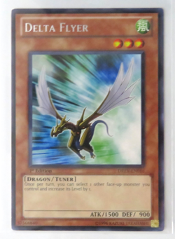 Yugioh Card Delta Flyer DREV-EN016 1st Edition Rare LP - Image 1