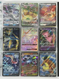 Pokemon Card Collection Binder Lot Holo Rare Mega Charizard Mew Rainbow GX - Image 1