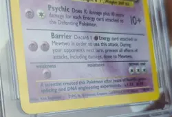 1999 Mewtwo Holo - Pokemon Base Set 10/102 - Vintage Card - CGC 8.5 NM+ - Image 3