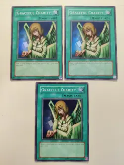 3x Graceful Charity SDP-040 Super Rare Unlimited Yugioh LP - Image 1