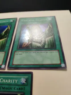 3x Graceful Charity SDP-040 Super Rare Unlimited Yugioh LP - Image 3