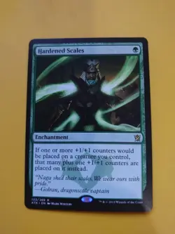 Hardened Scales KTK Rare Enchantment Magic the Gathering Card. - Image 2