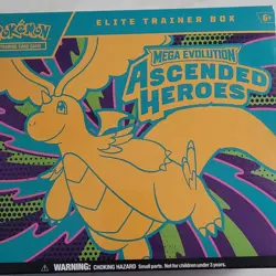 Pokemon TCG Mega Evolution Ascended Heroes Elite Trainer Box Dragonite Box - Image 1