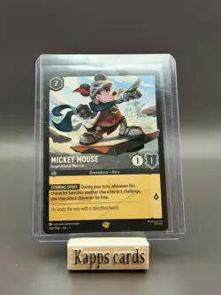 Disney Lorcana Mickey Mouse-Inspirational Warrior 200/204 Regular - Image 1