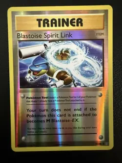 Pokemon TCG Blastoise Spirit Link Evolutions 73/108 Reverse Holo Trainer Card - Image 1