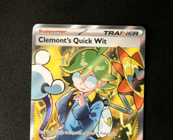 Pokemon Card - Clemont's Quick Wit 229/191 - Surging Sparks - Ultra Rare - NM ⭐ - Image 2