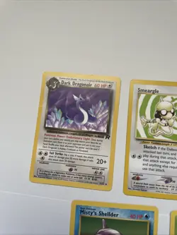 Pokemon Card Lot 5 Vintage Cards! Including Smeargle And Poliwrath! - Image 3