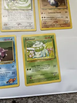 Pokemon Card Lot 5 Vintage Cards! Including Smeargle And Poliwrath! - Image 5