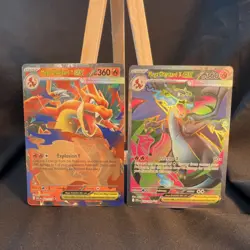 Pokemon Mega Charizard X EX 109/094 & Y EX 022/217 Lot 2 Cards - NM - Pack Fresh - Image 2