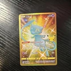 Pokemon Mew Secret Rare 025/025 Celebrations Full Art Holo Psychic 60 HP Card - Image 1