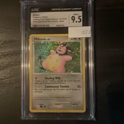 CGC MINT+ 9.5 Miltank 017/034 Pokemon Trading Card Game Classic - CLC English - Image 1