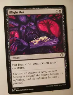 MTG - Lorwyn Eclipsed: Blight Rot (0089) - Common - Near Mint - Image 1