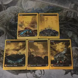 MTG Aetherdrift • First Place Foil Lands Set ☆ 5 - Image 1