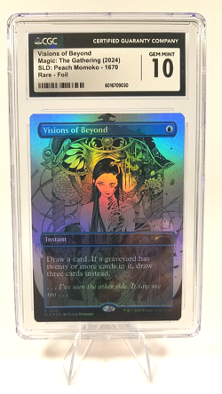 Visions of Beyond Foil x1 #1670 - Secret Lair - Peach Momoko - CGC 10 - Image 1