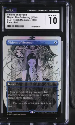 Visions of Beyond Foil x1 #1670 - Secret Lair - Peach Momoko - CGC 10 - Image 3