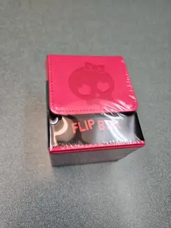 Ultra Pro Pink Skull Flip Deck Box (New) - Image 1