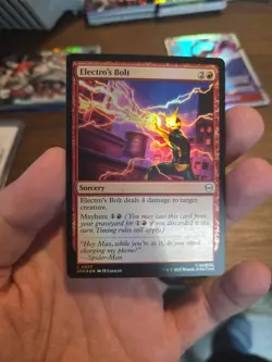 MTG - Electro's Bolt (Foil) - Marvel's Spider-Man NM/M Condition - Image 1