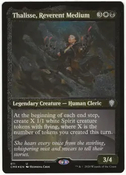 MTG Thalisse, Reverent Medium Etched FOIL Commander Legends Uncommon NM - Image 1