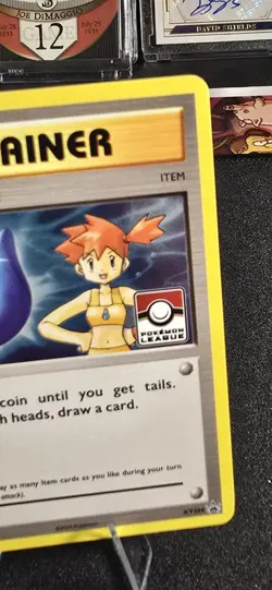 Misty Gym Badge XY204 League XY Black Star Promos Pokemon Lightly Played LP - Image 3