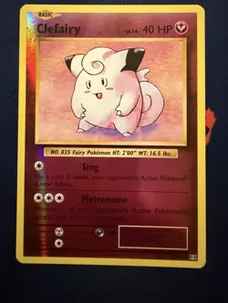 Clefairy - 63/108 - Reverse Holo Holo Rare - XY Evolutions - Pokemon Card NM - Image 1