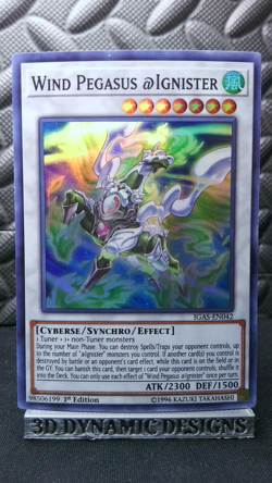 | Yugioh Wind Pegasus @Ignister IGAS-EN042 1st Super Ignition Assault NM 🔥 | - Image 1