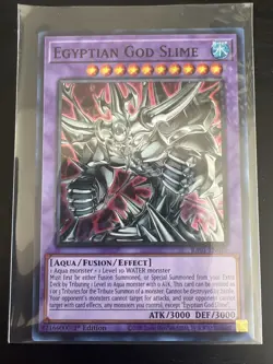 Yu-Gi-Oh! RA01-EN029 Egyptian God Slime Super Rare - Image 1