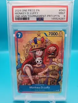 Monkey.D.Luffy (2nd Anniversary Stamped Promo) P-043 One Piece Promotion... - Image 1