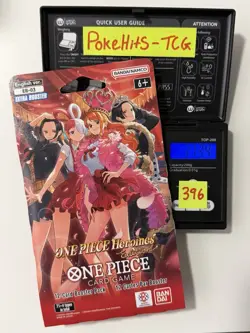 (HEAVY)🔥One Piece Heroines Edition EB 03 Sleeved Booster Pack (Factory Sealed) - Image 1