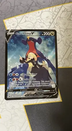 Pokemon TCG Garchomp V TG23/TG30 Swsh10: Astral Radiance Trainer Gallery Holo - Image 1