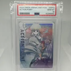 Kuwabara Yukina UA21BT/YYH-1-AP02 YuYu Hakusho Action Point UNION ARENA PSA 10 - Image 1