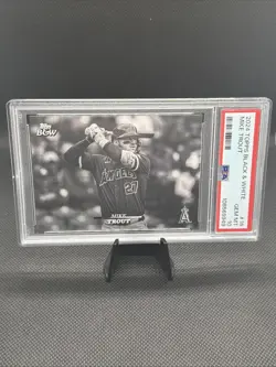 2024 Topps Black & White #16 Mike Trout PSA 10 GEM MINT POP 25 🔥 - Image 1