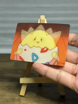 Pokemon Togepi Lenticular Viz Video Promo 3D Card - PIKA-0021D/DVD VHS - Image 1