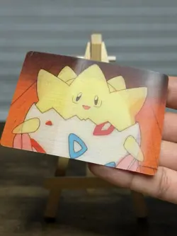 Pokemon Togepi Lenticular Viz Video Promo 3D Card - PIKA-0021D/DVD VHS - Image 5