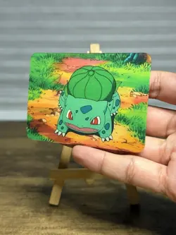 Pokemon Bulbasaur Lenticular Viz Video Promo 3D Card - PIKA-0033D/DVD VHS - Image 1
