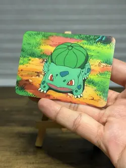 Pokemon Bulbasaur Lenticular Viz Video Promo 3D Card - PIKA-0033D/DVD VHS - Image 2