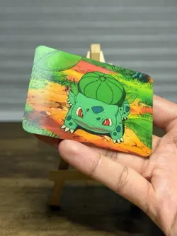 Pokemon Bulbasaur Lenticular Viz Video Promo 3D Card - PIKA-0033D/DVD VHS - Image 3