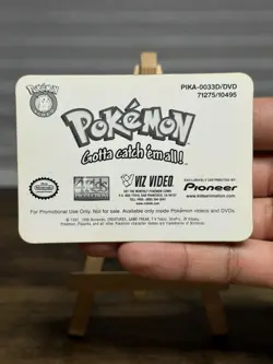 Pokemon Bulbasaur Lenticular Viz Video Promo 3D Card - PIKA-0033D/DVD VHS - Image 4