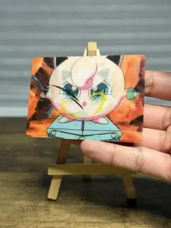 Pokemon Jigglypuff Lenticular Viz Video Promo 3D Card - PIKA-0022D/DVD VHS - Image 1