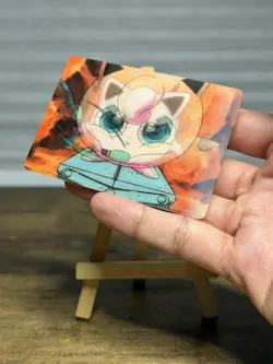 Pokemon Jigglypuff Lenticular Viz Video Promo 3D Card - PIKA-0022D/DVD VHS - Image 3