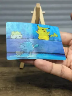 Pokemon Pikachu/Horsea/Togepi Lenticular Viz Video Promo 3D Card PIKA-0019D/DVD - Image 2