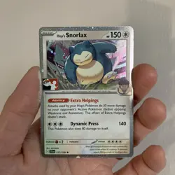 Hop's Snorlax 117/159 COSMOS Holo - Pokemon Prize Pack Series 8 Card NM - Image 1