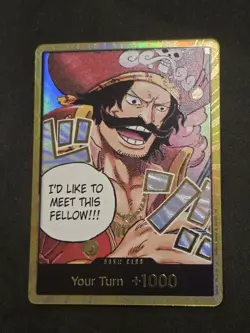 One Piece Don!! Card Gol D. Roger Gold ENGLISH OP13 Carrying on His Will - Image 1
