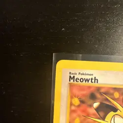 Meowth 62/82 Common card Team Rocket set Pokemon TCG WOTC 2000 - Image 2