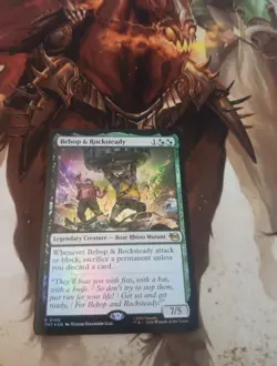 Bebop & Rocksteady 140 FOIL TMNT Teenage Mutant Ninja Turtles MTG Card NM Magic - Image 1