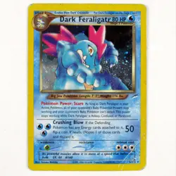 Pokemon Dark Feraligatr Holo Rare Neo Destiny Card #5/105 Vintage WOTC HP - Image 1